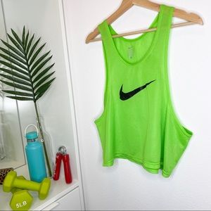 Vintage Style Neon Nike Crop Tank